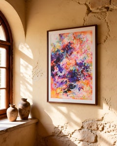 Hidden Garden Stories - Fruits and Vine - Large Garden Signed and Dated Painting