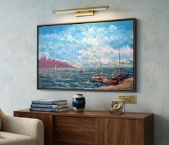 Baltic Anchorage, BALTIC series, MDF, Oil, acrylic, 50x80cm
