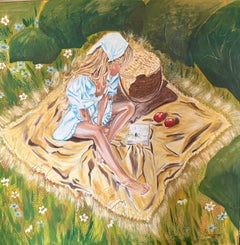 Reading in the meadow