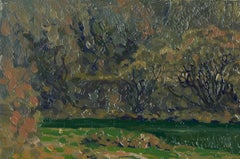 Seryona River Oil Painting, Plein Air Landscape, 2010, Impasto Art