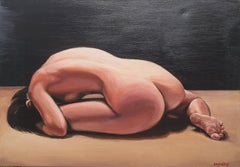 Renunciation  (Nudes Series)  canvas, oil, acrylic 50x70cm
