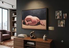 Renunciation  (Nudes Series)  canvas, oil, acrylic 50x70cm