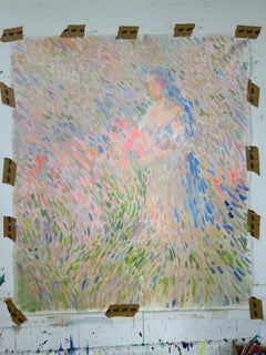 Mujer en el jardín