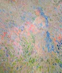 Mujer en el jardín