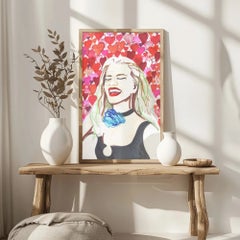 Woman with Yellow Flowers