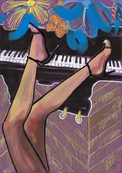 High Heels on Piano