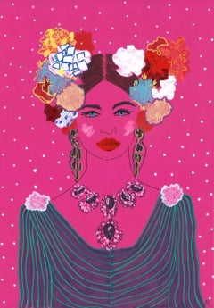 Woman with Floral Crown