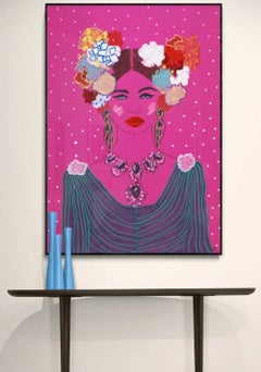 Woman with Floral Crown