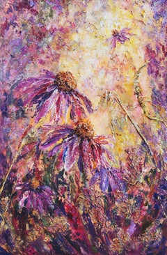 Essence of Bloom: Luminous Radiance of the Wild Echinacea