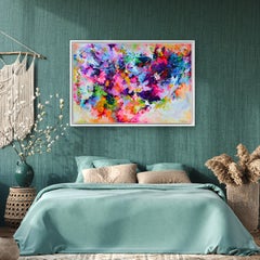 The Forest Womb - Large Abstract Forest Signed and Dated Painting