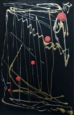 "Balance” is an abstraction on a black background by Volskaya Liliya