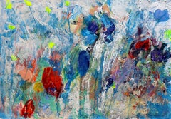 FANTASY WITH FLOWERS 290 : (series 300+) mixed, paper, 42x59cm.