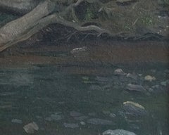 A broken tree in the Semyn River near the village of Sutoki