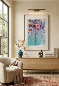 FANTASY WITH FLOWERS 297: (serie 300+) tecnica mista, carta, 59x42 cm.