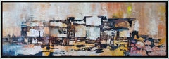 1960s Abstract Modernist Painting by NY Artist Homer Roy Martin