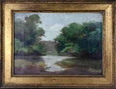 Charming Wetlands Painting by William Houghton Pearce