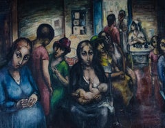 1932 Women's Health Clinic painting by Emory Ladanyi