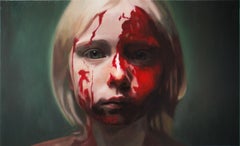 The Child Within III – Pittura figurativa contemporanea a olio che esplora l’infanzia