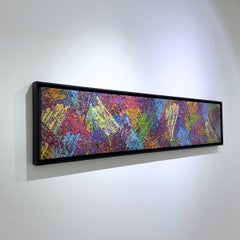 Multi Tags Street Art Painting, Spray Paint on Canvas, Framed, 2010+