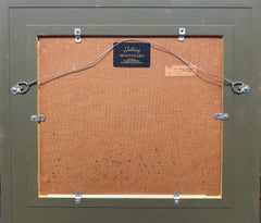 George Loftus Noyes Pintura impresionista americana Escena del canal francés