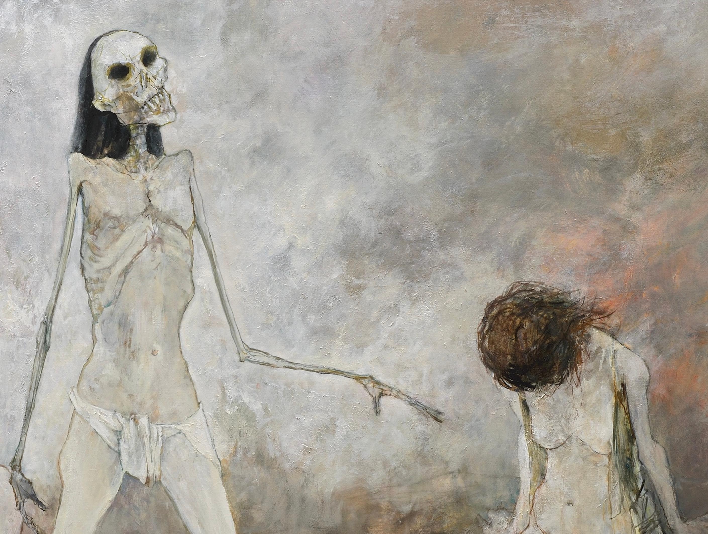 Le triomphe de la mort, 2000, oil on canvas by Jean Jansem 7
