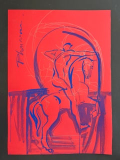 Blue Rider: arte contemporanea originale ispirata alla neomitologia de “L’Odissea”