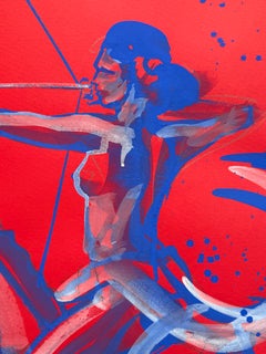 Young Amazon Original Contemporary Art Neo-Mythology