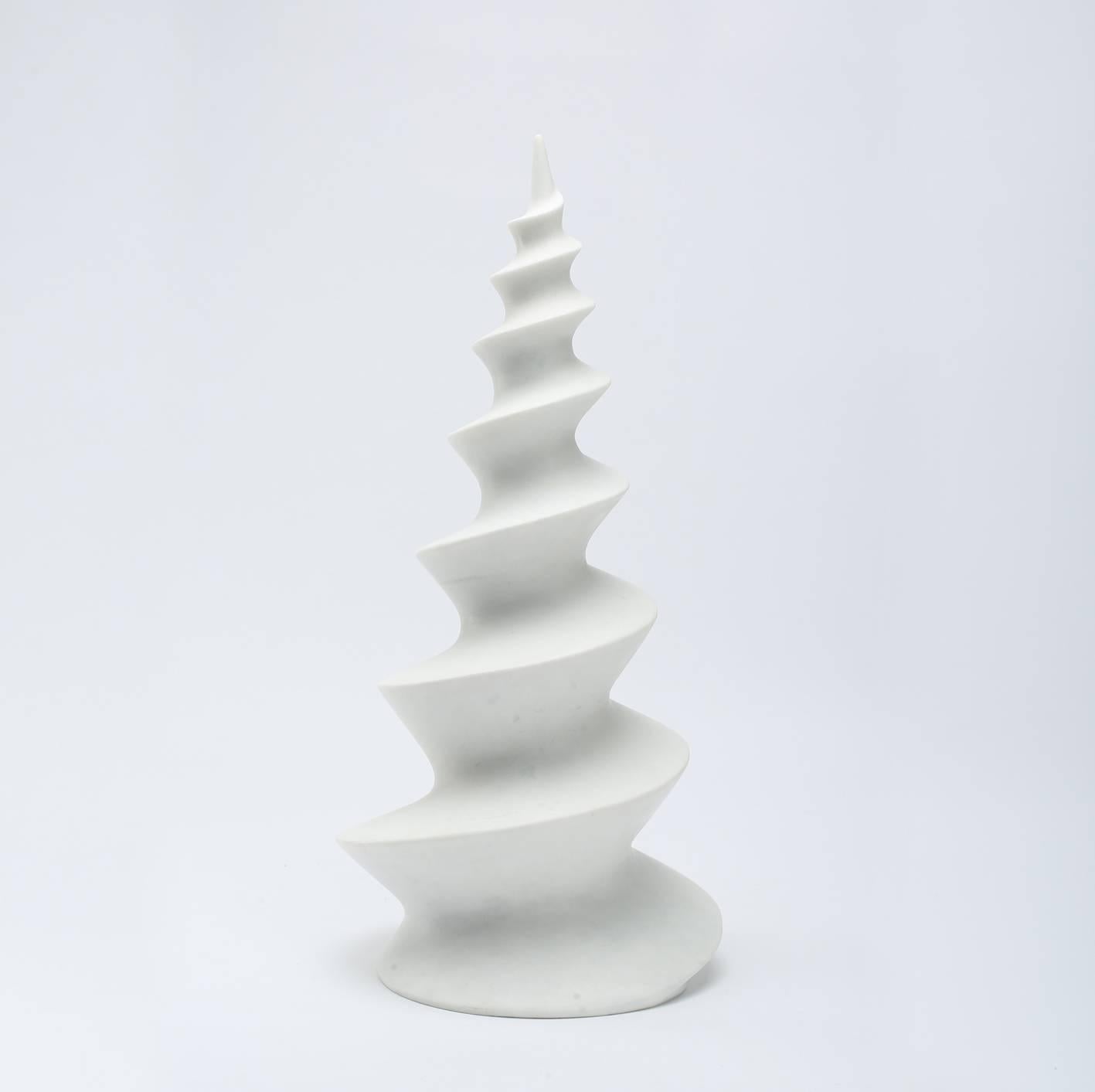Marble Sculpture, Still Life III-1 - Gray Abstract Sculpture by Zhou Hongbin
