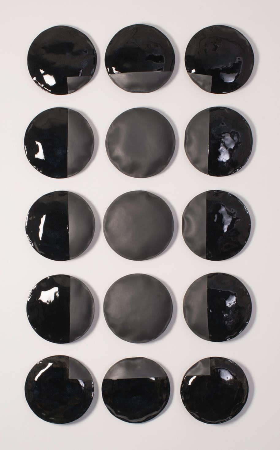 Black Porcelaine pillows, Mirror 1