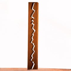 Outdoor sculpture, Totem in Steel, Positive Wave