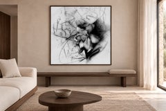 « Lily in Charcoal No. 5 », photographie d'expressionnisme abstrait, édition limitée à 10 exemplaires