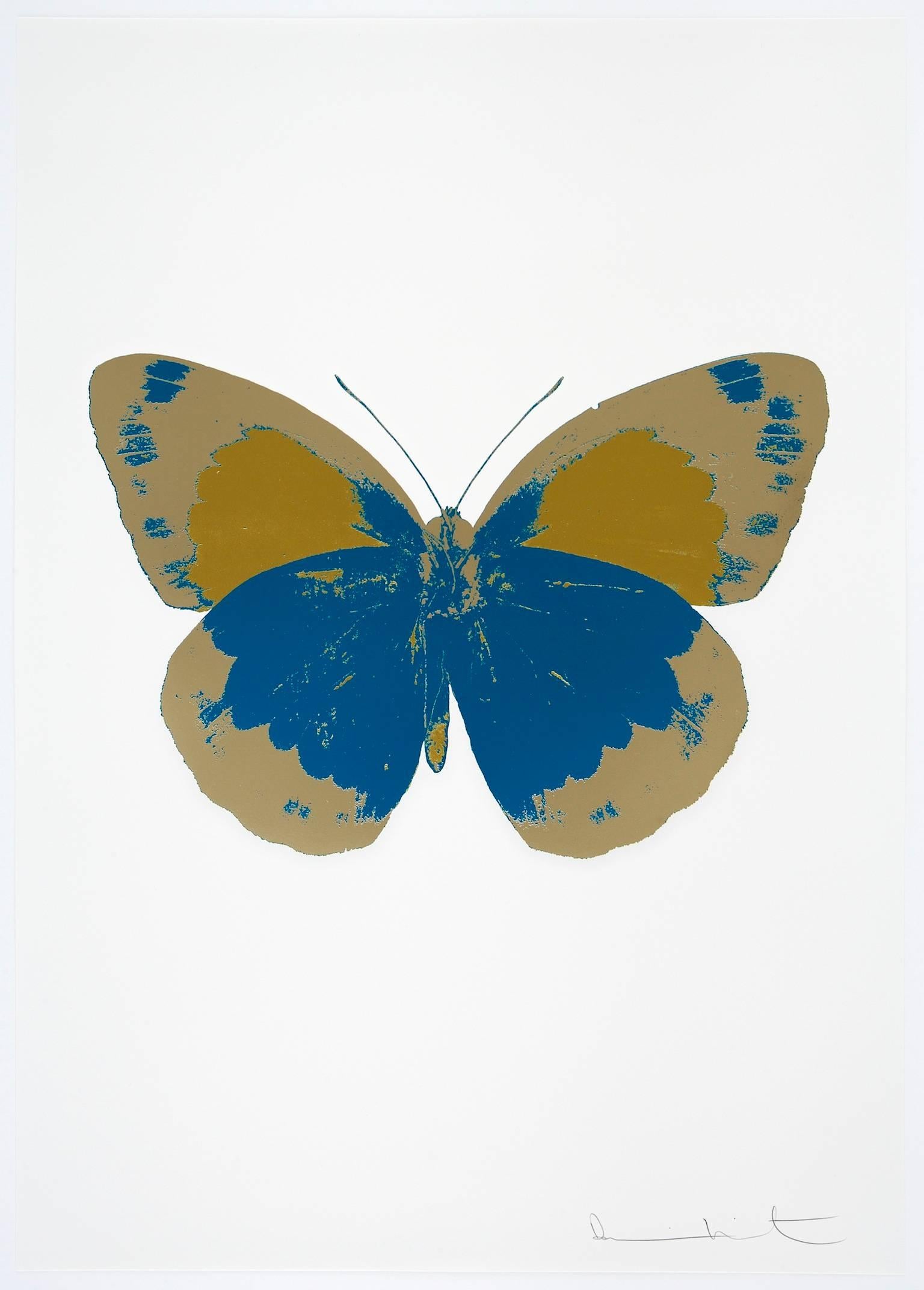 The Souls II - Turquoise - Cool Gold - Oriental Gold - Print by Damien Hirst