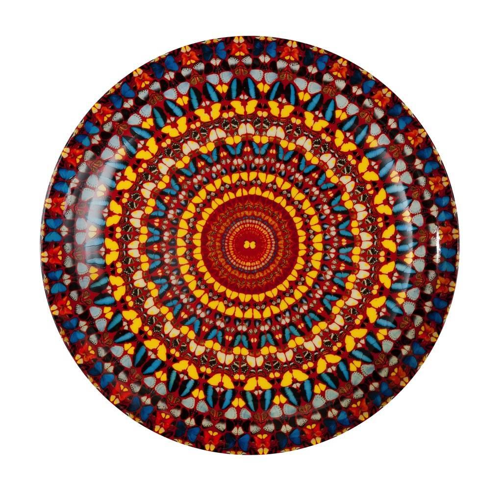 I Am Become Death, Shatterer of Worlds Bone China Plates - Box Set of 6 - Mixed Media Art by Damien Hirst