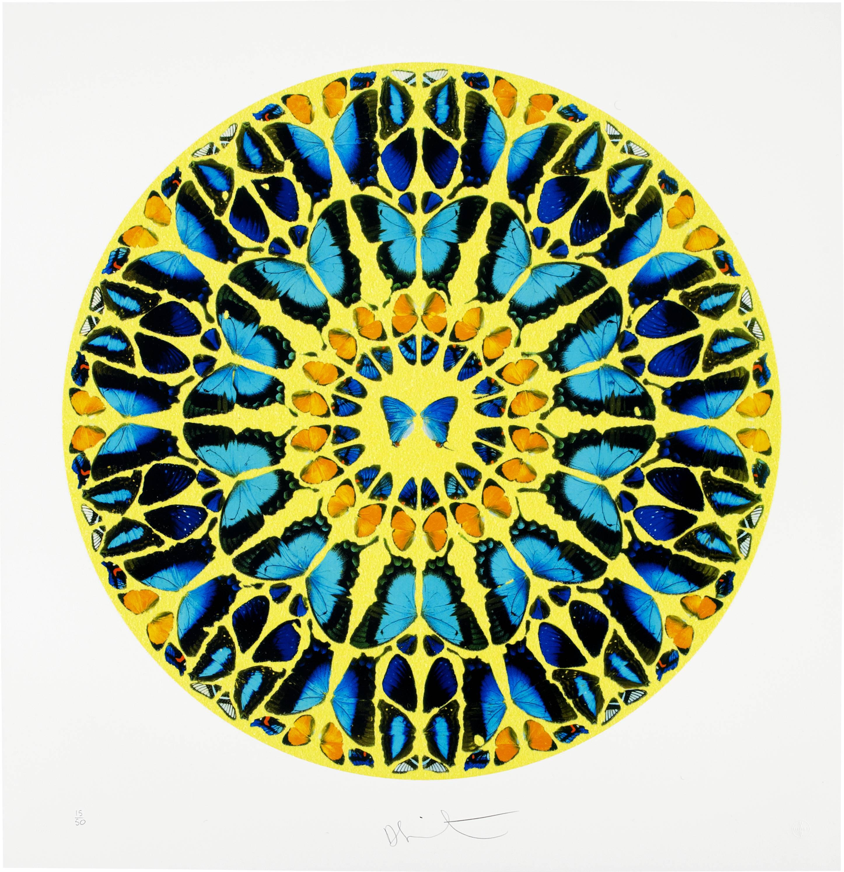 Psalm: Domine, in virtute tua - Non Diamond Dust - Print by Damien Hirst
