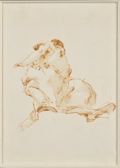 Giovanni Battista Tiepolo – Zwei Figuren, von unten gesehen, um 1758–1760