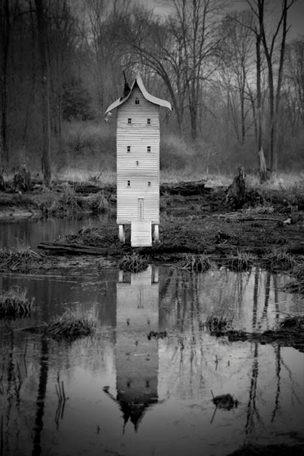 Robert Hite Landscape Photograph - Prayer House (from Robert hite's "Imagined Histories" collection)