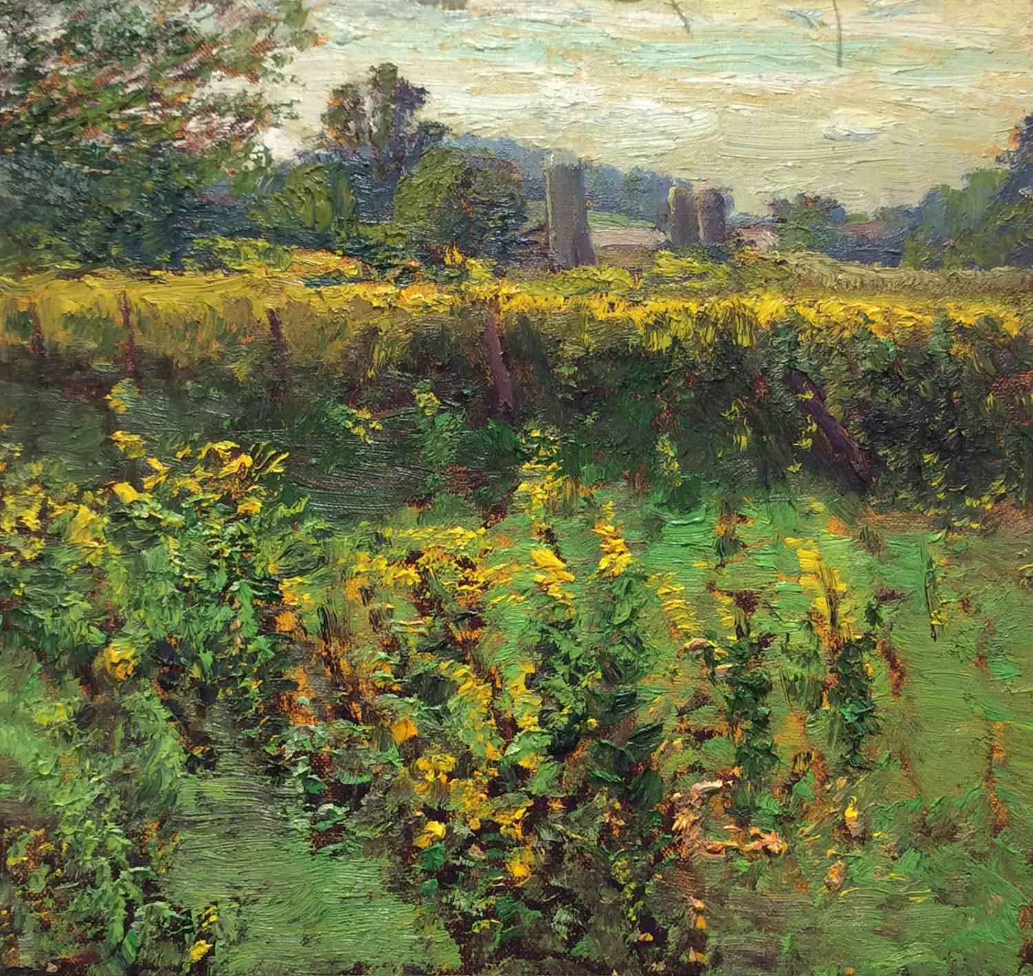 Harry Orlyk Landscape Painting - #5246 Field of Golden Rod