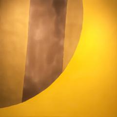 Untitled 047 (Mid-Century Modern Color-Field Canvas, Sunflower Yellow and Ochre)