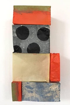 Paper Quilt #8 (Playful Contemporary Abstract Paper Wall Sculpture with Dots)