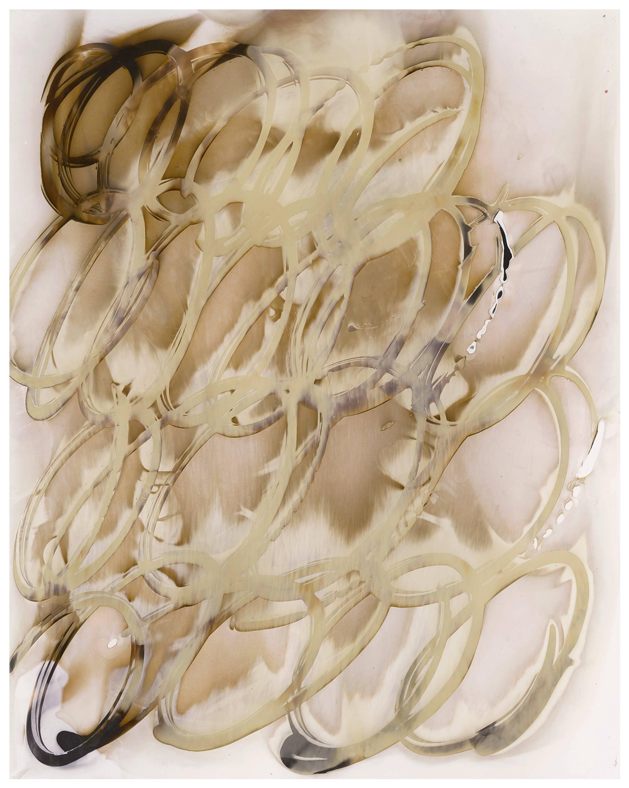 Birgit Blyth Abstract Photograph - In Memory Of #3 (Modern, Abstract Chromoskedasic Photo in Light Brown & Beige)