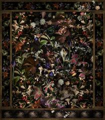 For Scout A, Very Good Dog: Modern Baroque Style Floral Still Life Digital Print