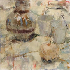 mother On the verge Hinge Dale Payson Still-life Paintings - 7 For Sale at 1stDibs | still life of maroon  bowl and vases
