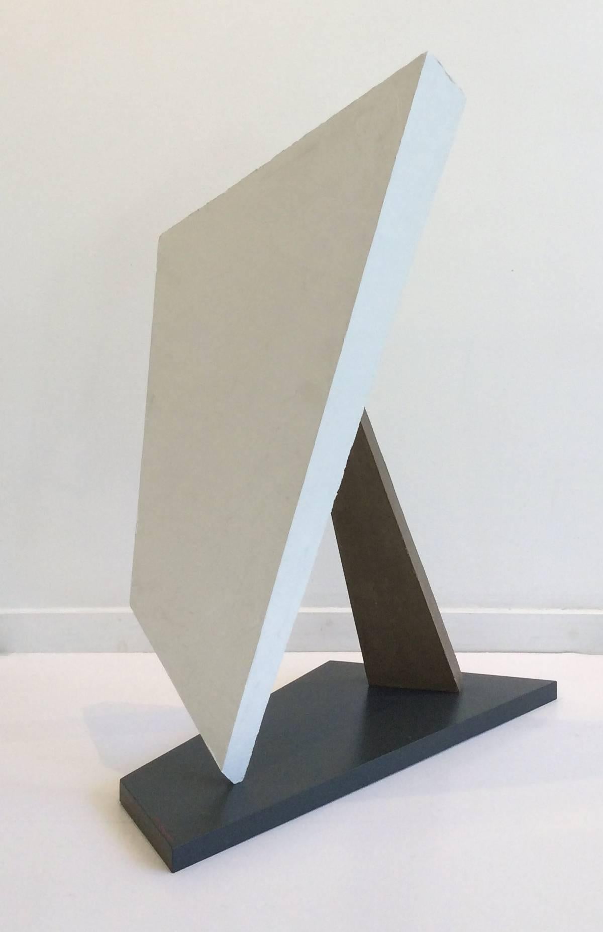 Dai Ban Abstract Sculpture - I Can't Hold This Any Longer (Geometric Abstract Minimalist Sculpture)