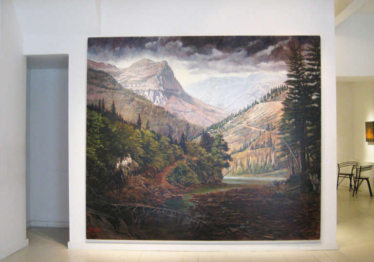Berge – Painting von Mark Beard