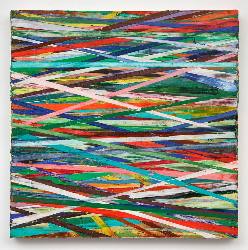 Vincent Pomilio EastWest (Modern Primary Colored Abstract Geometric