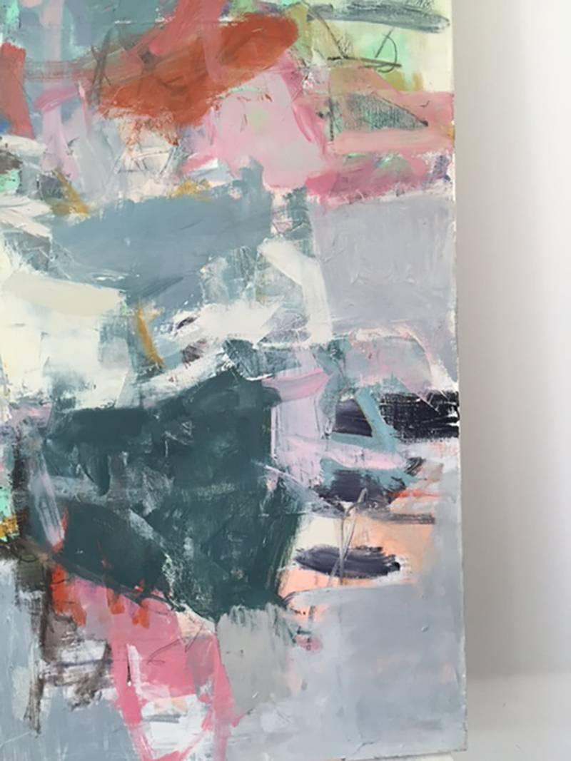 Il mare ha risolto il problema (pittura a olio su tela in stile espressionista astratto) 3