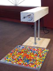 Slurpee Cows in Yellow (Modern Miniature Cow Grid in Red & Yellow)