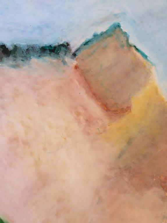 Untitled 054 (Contemporary Abstract Landscape Pastel on Paper) - Art by Vincent Vella