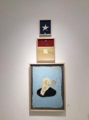 American, Unknown (Graphic, Vintage Style Red, White, Blue Patriotic Triptych)