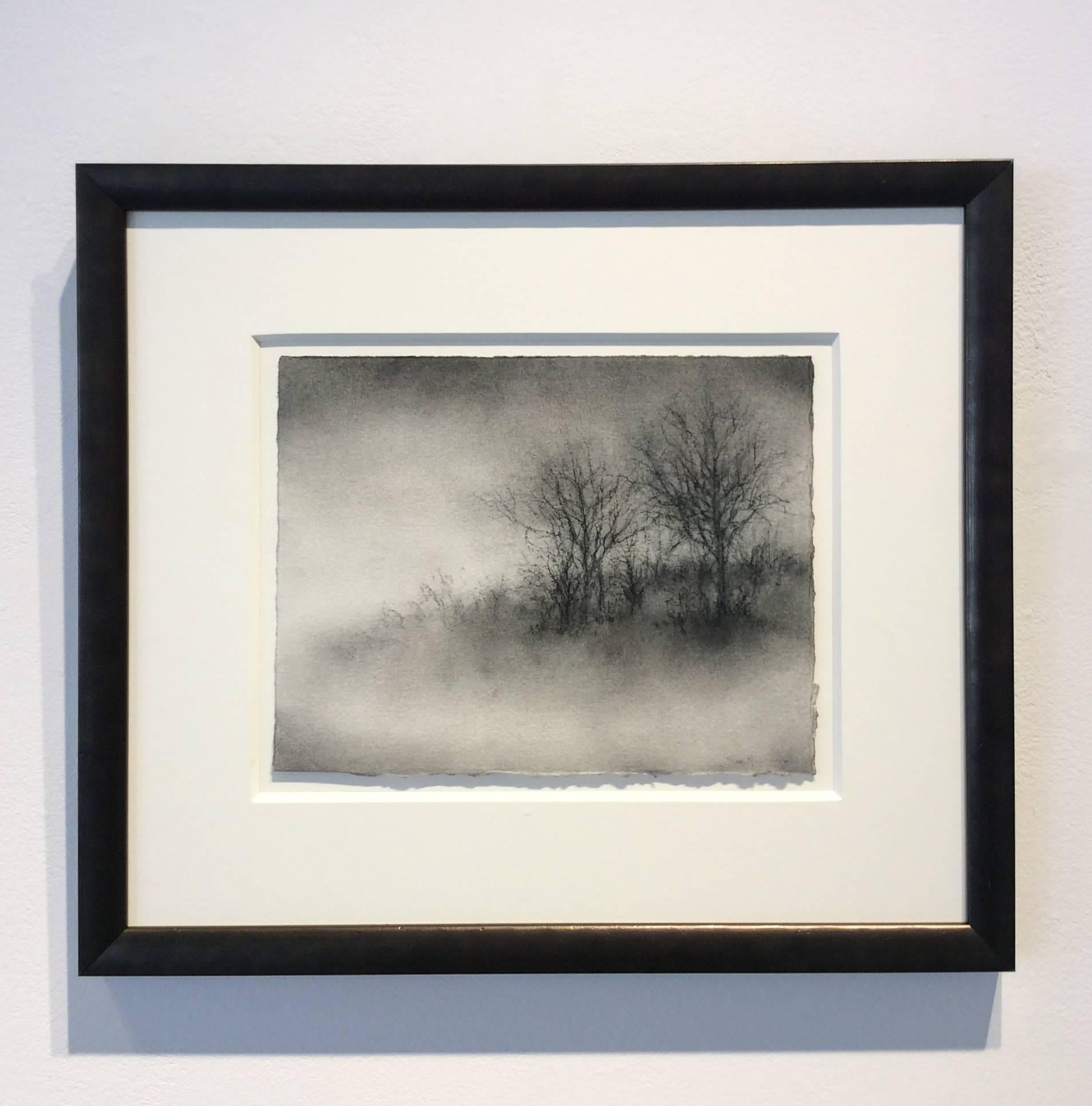 black and white charcoal drawings